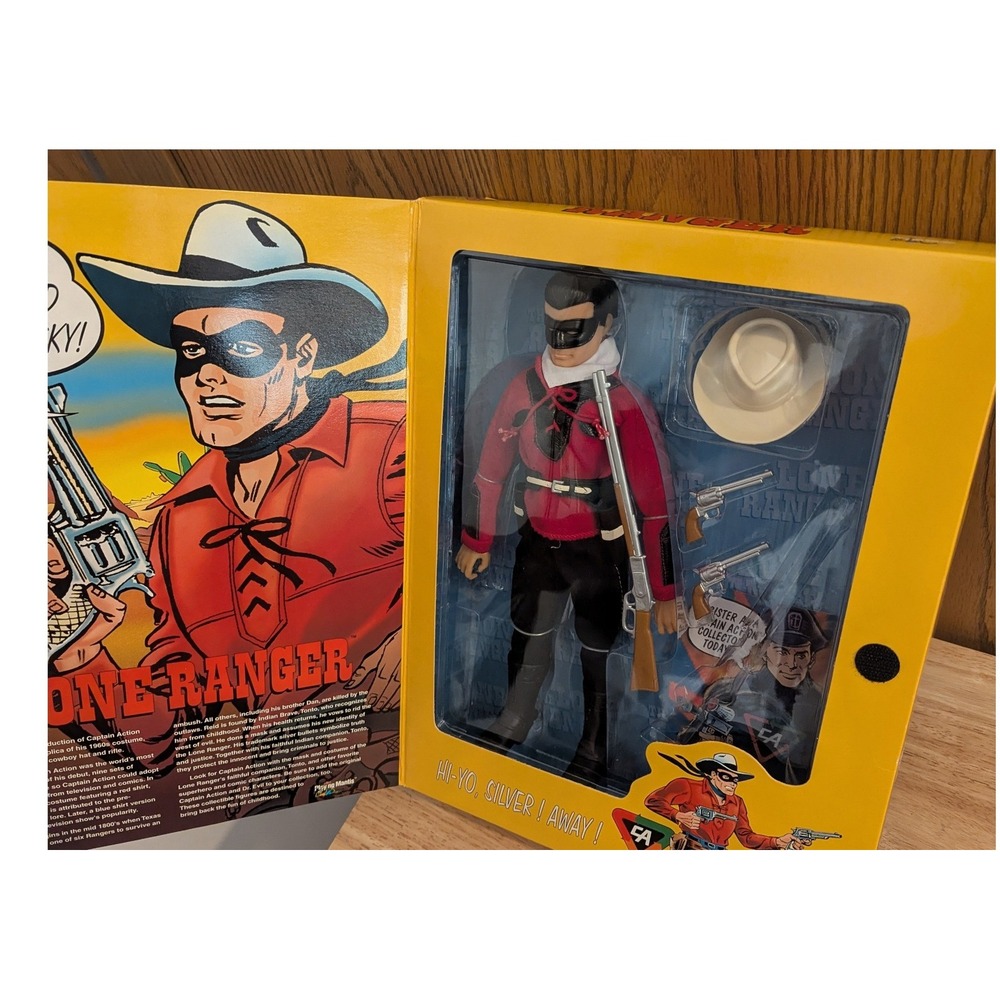 NIB VTG 1998 Captain Action The Lone Ranger Playing Mantis Action Figure 9004